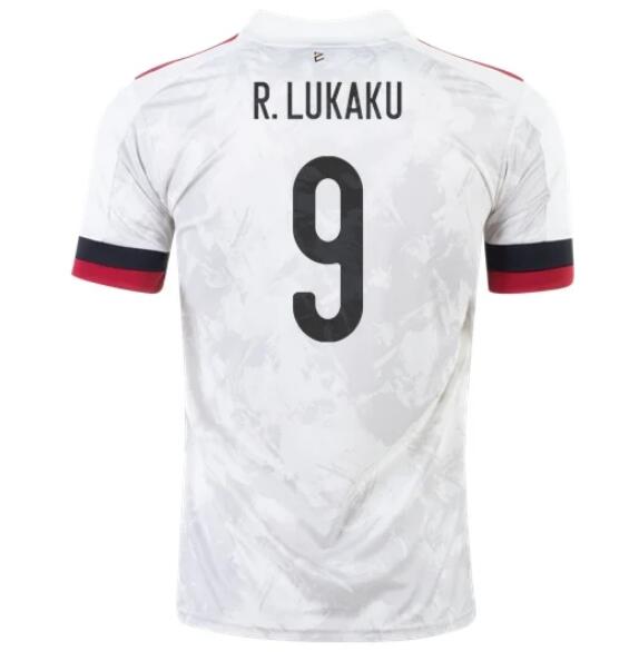 2020 EURO Belgium Away Kit Soccer Jersey ROMELU LUKAKU #9